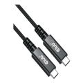 Club 3D USB4 Gen3x2 USB Type-C Kabel - 80cm - Sort