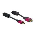 Delock HDMI-kabel med Ethernet - HDMI A han > HDMI Mini-C han - 3m