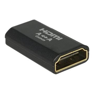 Delock Adapter Høj Hastighed HDMI med Ethernet - HDMI-A hun > HDMI-A hun