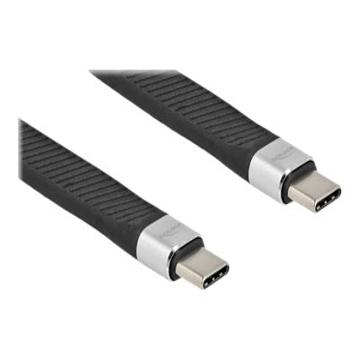 DeLOCK USB 3.2 Gen 2 USB Type-C kabel 13cm - Sort