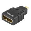 Deltaco Micro HDMI Adapter - Sort