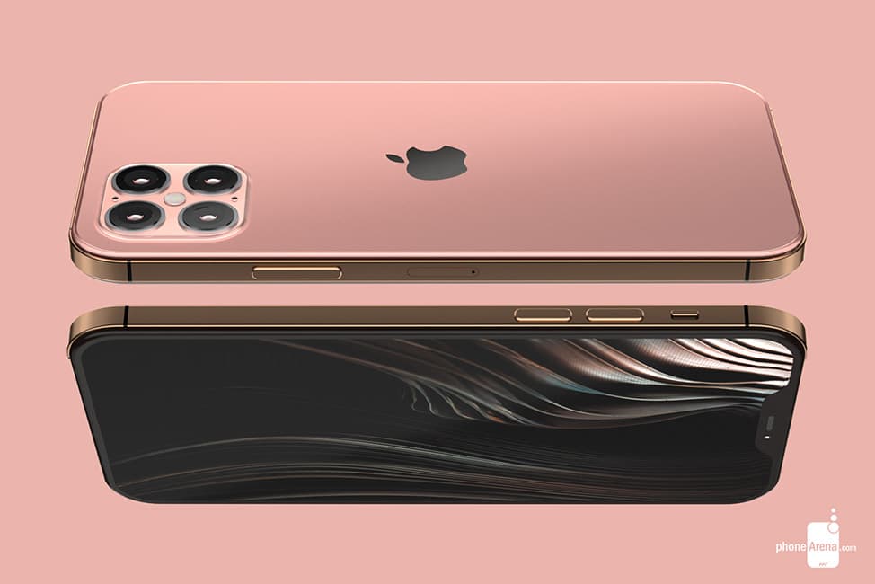 iPhone 2020 en rose or