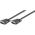 Goobay Single Link DVI-D Full HD Kabel - 2m - Nikkelbelagt - Sort