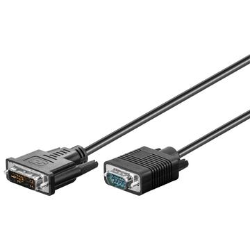 Goobay DVI-I / Full HD VGA Kabel - 10m - Nikkelbelagt
