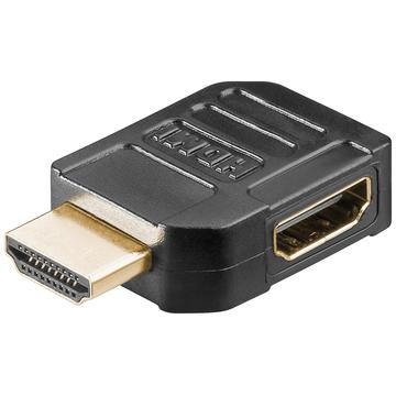 Goobay HDMI 2.0 90-Graders Sideport Adapter - Sort