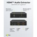 Goobay HDMI 1.4 Audio Extractor - Sort