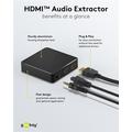 Goobay HDMI 1.4 Audio Extractor - Sort