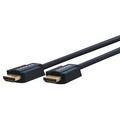 Clicktronic Premium HDMI 2.1 Kabel med Ethernet - 0.5m - Sort
