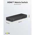 Goobay HDMI 1.4 Matrix Bryder 4 til 2 - Sort
