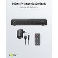 Goobay HDMI 1.4 Matrix Bryder 4 til 2 - Sort