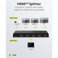 Goobay HDMI 1.4 Skiftekonsol 4 til 1 - Sort 