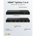 Goobay HDMI 1.4 Skiftekonsol 4 til 1 - Sort 