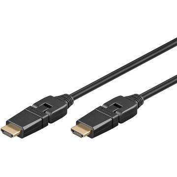 Goobay 360-Graders HDMI 2.0 Kabel med Ethernet - 1.5m