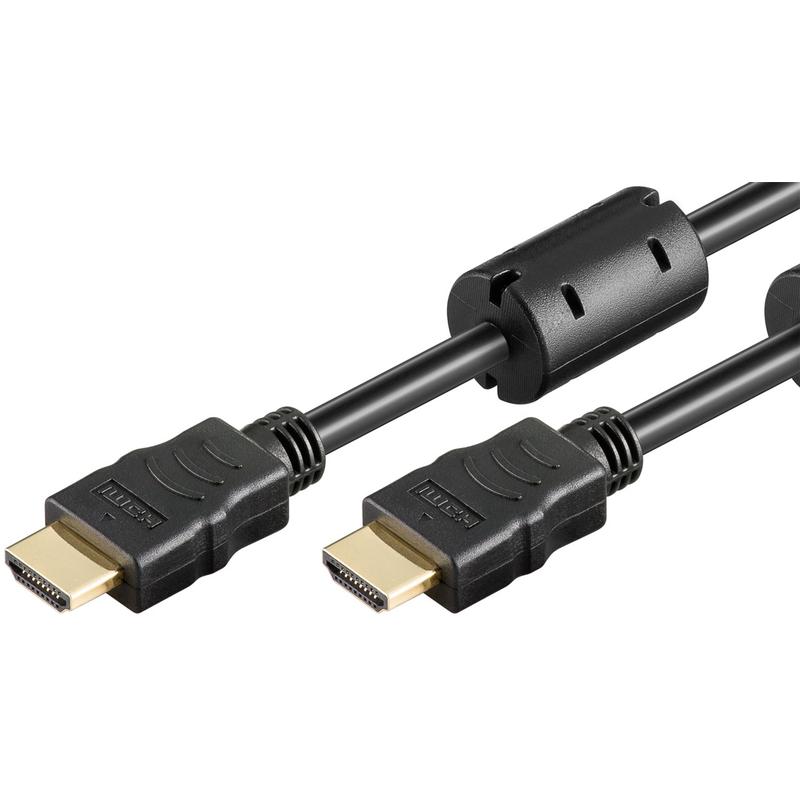 HDMI 2.0 Kabel med Ethernet - Ferrit Kerne - 15m