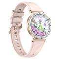 i222 Smartwatch til kvinder med 1.19" AMOLED-skærm - Guld / Pink