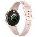 i222 Smartwatch til kvinder med 1.19" AMOLED-skærm - Guld / Pink