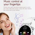 i222 Smartwatch til kvinder med 1.19" AMOLED-skærm - sølv / hvid