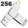 iDiskk OTG USB Stik - USB Type-A/Lightning - 256GB