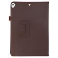 iPad 10.2 2019/2020/2021 Plain Flip Cover - Brun