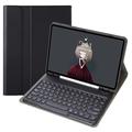 iPad 10.2" 2019/2020/2021 Bluetooth-tastaturcover M. Trådløs Tastatur - Engelsk Layout - Sort