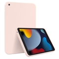 iPad 10.2 2019/2020/2021 Liquid Silikone Cover med Strop - Pink