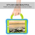 iPad 10.2 2019/2020/2021 Heavy Duty 360 Cover - Blå / Grøn