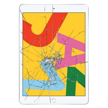 iPad 10.2 (2019) Display Glas & Touchskærm Reparation - Hvid