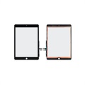 iPad 10.2 2021 Display Glas & Touchskærm - Sort