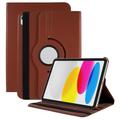 iPad 2022/2025 360 Roterende Folio Cover - Brun