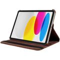 iPad 2022/2025 360 Roterende Folio Cover - Brun