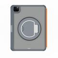 iPad 2022/2025/Air 11 2024/2025 TU3607 Baggrundsbelyst magnetisk tastaturetui med 360 graders roterende stativ - grå