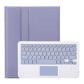 iPad 2022/2025 Cover med Bluetooth Tastatur - Lilla