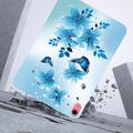 iPad 2022/2025 Stilfuld Ultra-Slim TPU Cover - Blå Sommerfugl
