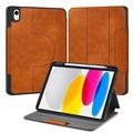 iPad 2022/2025 Tech-Protect Fleece Folio-etui - Brun