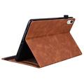 iPad 2022/2025 Business Style Mat Flip Cover - Brun