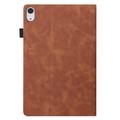 iPad 2022/2025 Business Style Mat Flip Cover - Brun