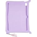 iPad 2022/2025 Sødt enhjørningetui med kickstand og rem - lilla
