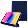 iPad 2022/2025 Origami Stand Folio Etui - Mørkeblå