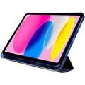 iPad 2022/2025 Origami Stand Folio Etui - Mørkeblå