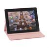 Rotary læder taske til iPad 4 / iPad 3 / iPad 2 - PU læder - Pink