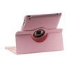 Rotary læder taske til iPad 4 / iPad 3 / iPad 2 - PU læder - Pink
