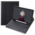 iPad 9.7" 2017/2018 Bluetooth-tastaturcover M. Trådløs Tastatur - Engelsk Layout - Sort