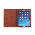iPad 9.7 (2017/2018) Elegant folio-etui med stativ - Brun