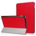 iPad 9.7 2017/2018 Tri-fold Smart Folio cover med flip-over skærm - Rød