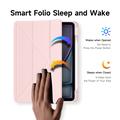 iPad Air 11 2024/2025/Air 2020/2022 Dux Ducis Magi aftageligt 2-i-1 folioetui - pink