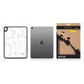 iPad Air 11 2024/2025 Tactical Warthog Hybrid Cover med 7 knapfarver - Asfalt