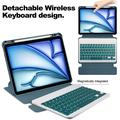 iPad Air 11 2024/2025 360 Roterende Smart Cover med Bluetooth-tastatur