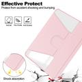 iPad Air 11 2024/2025 360 Roterende Smart Cover med Bluetooth-tastatur - Pink