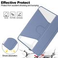 iPad Air 11 2024/2025 360 Roterende Smart Cover med Bluetooth-tastatur - Lilla
