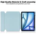 iPad Air 11 2024/2025 360 Roterende Smart Cover med Bluetooth-tastatur - Himmelblå